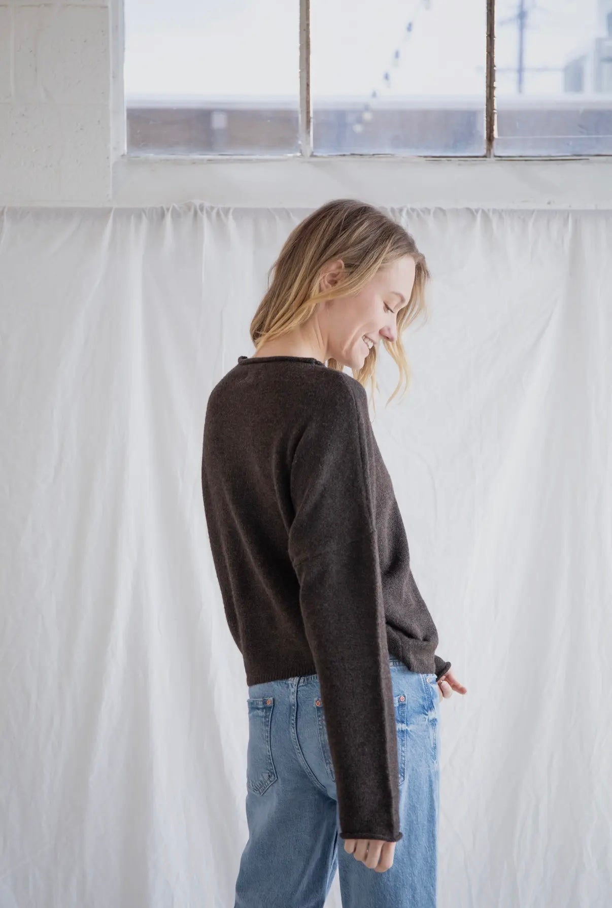 Brown Piper Cardigan