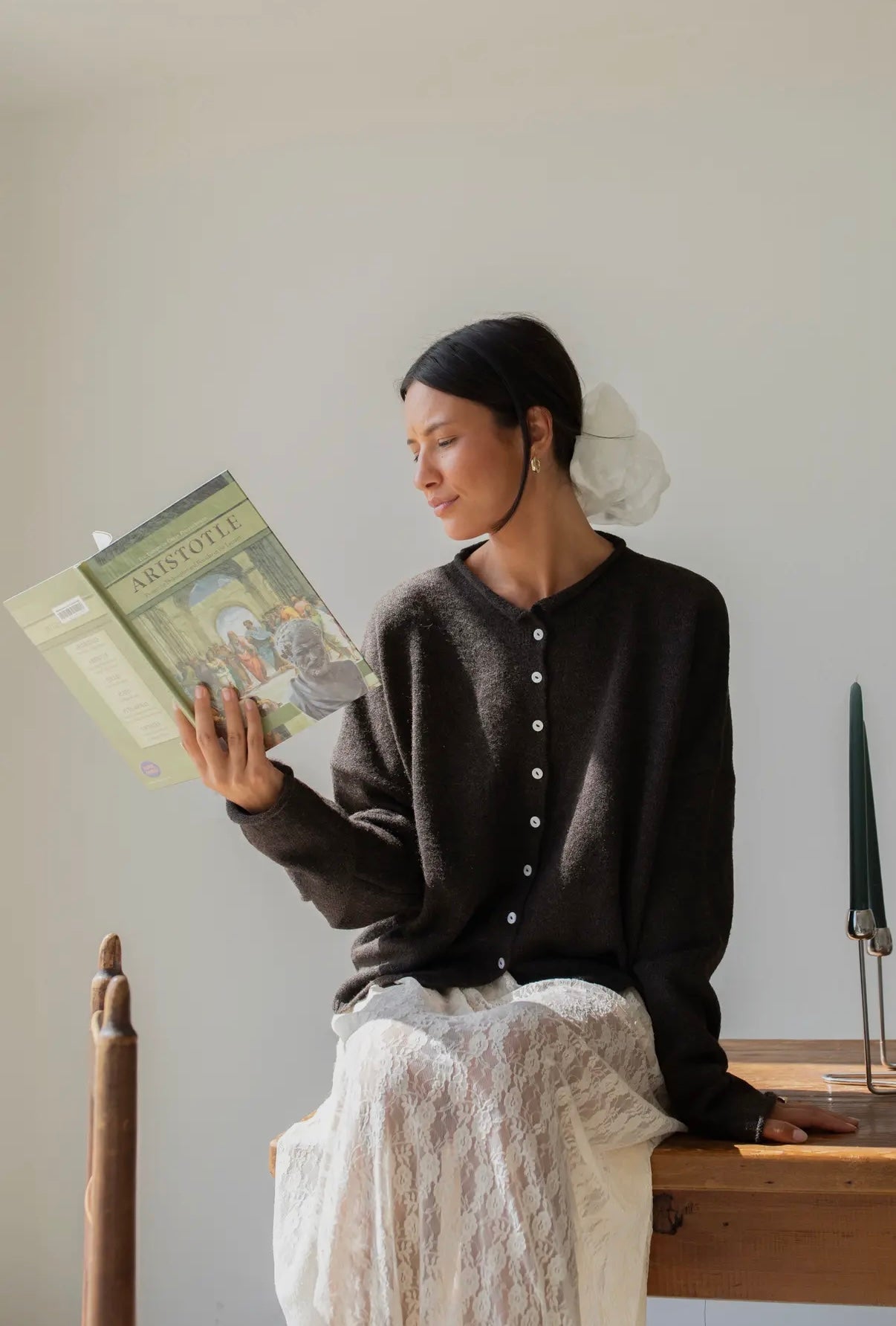 Brown Piper Cardigan