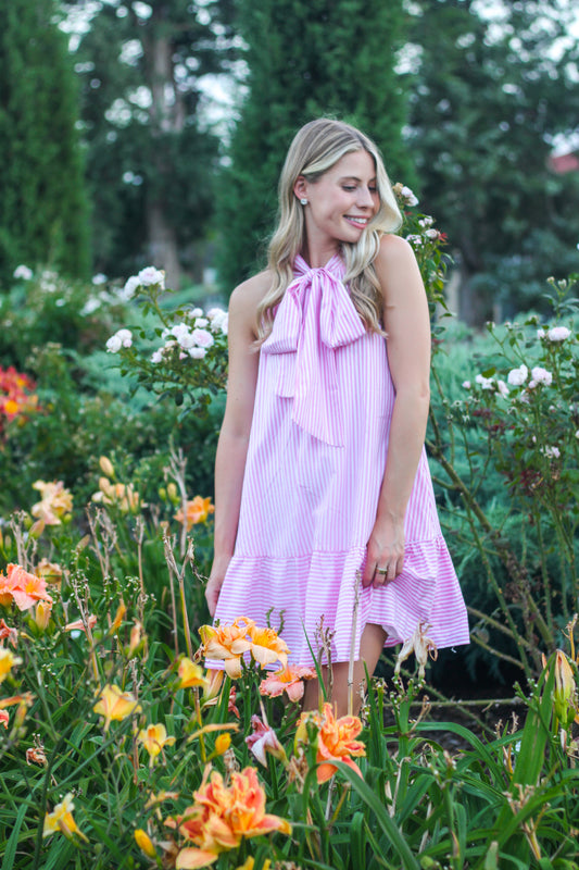 Adrian Bow Dress