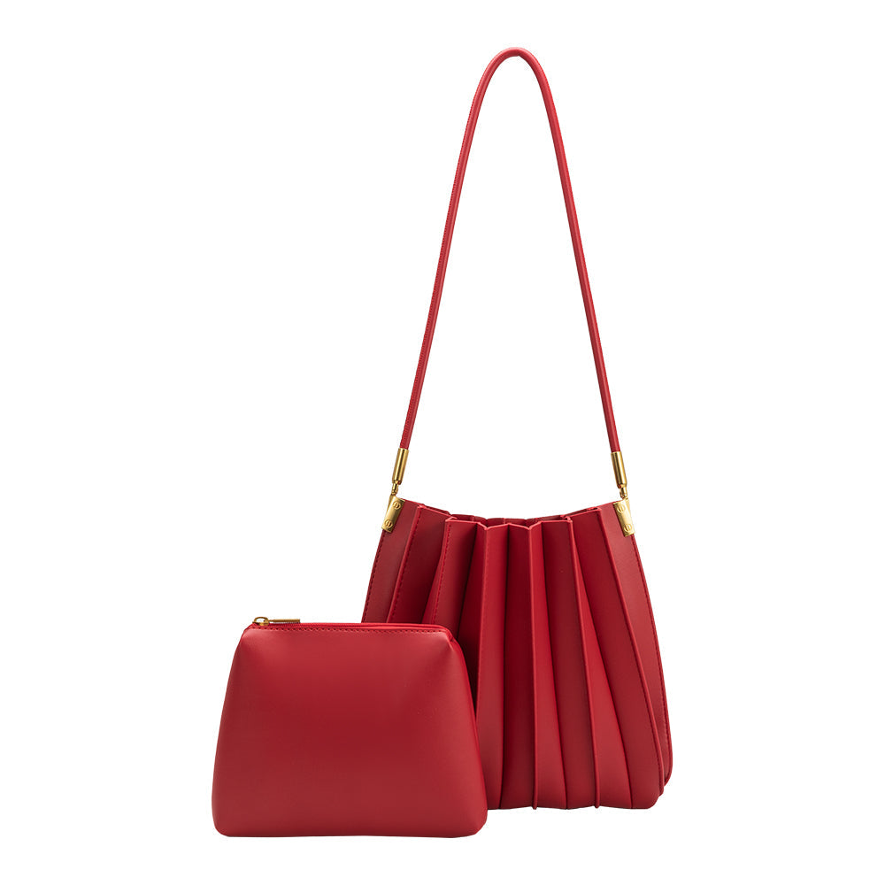 Ruby Pleated Bag