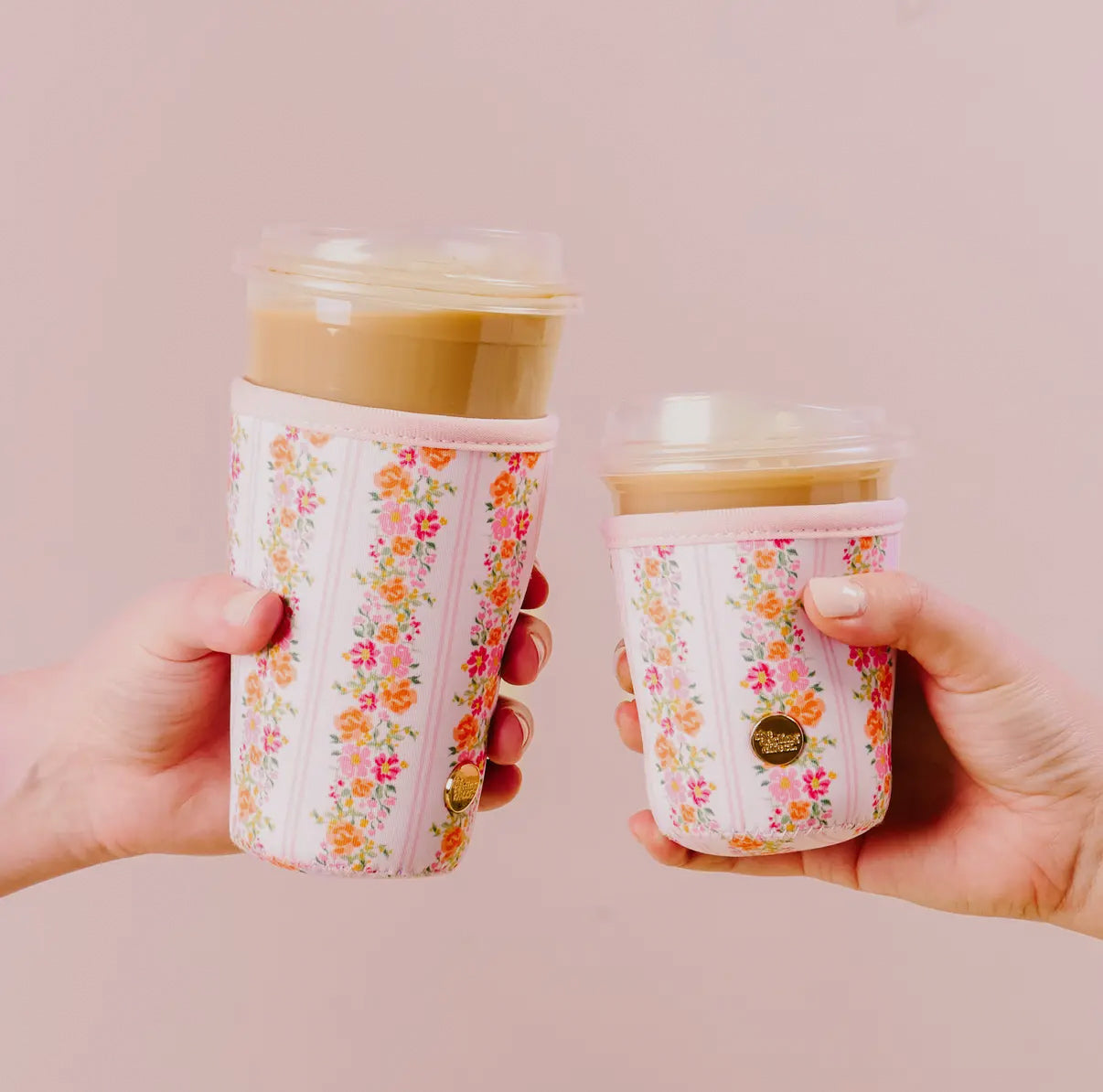 Pink Petal Coffee Coozie